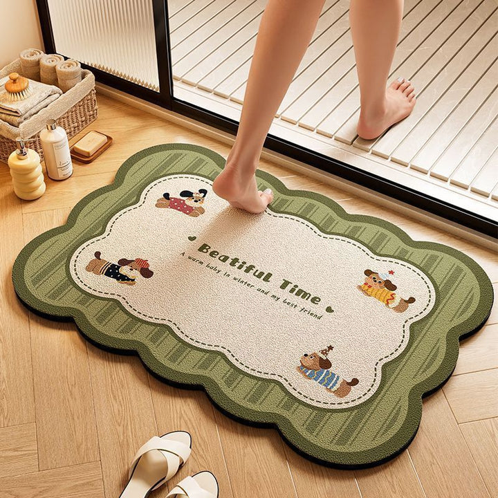 Cute Dachshund Bath Mat