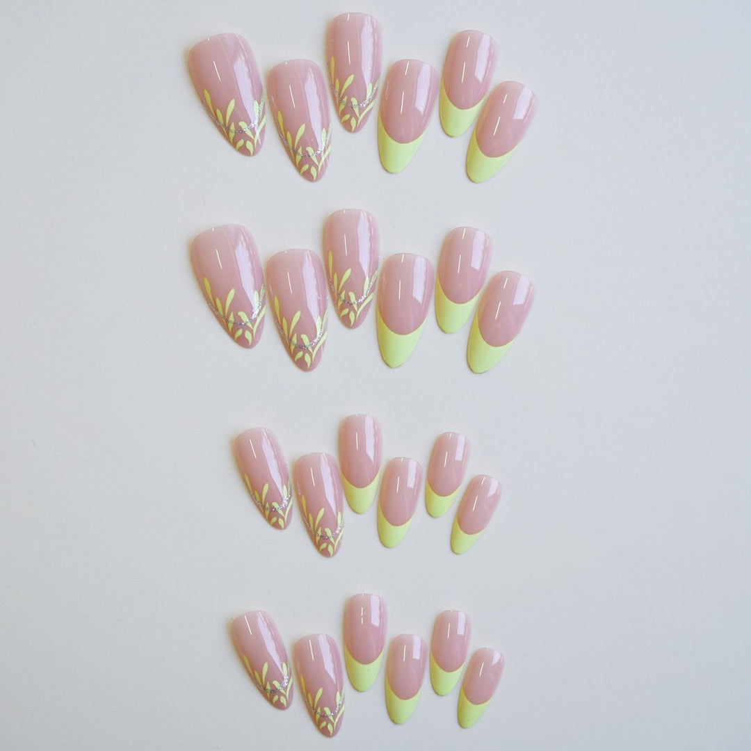 Stylish Artistic Press-On Nail Set Kalsten