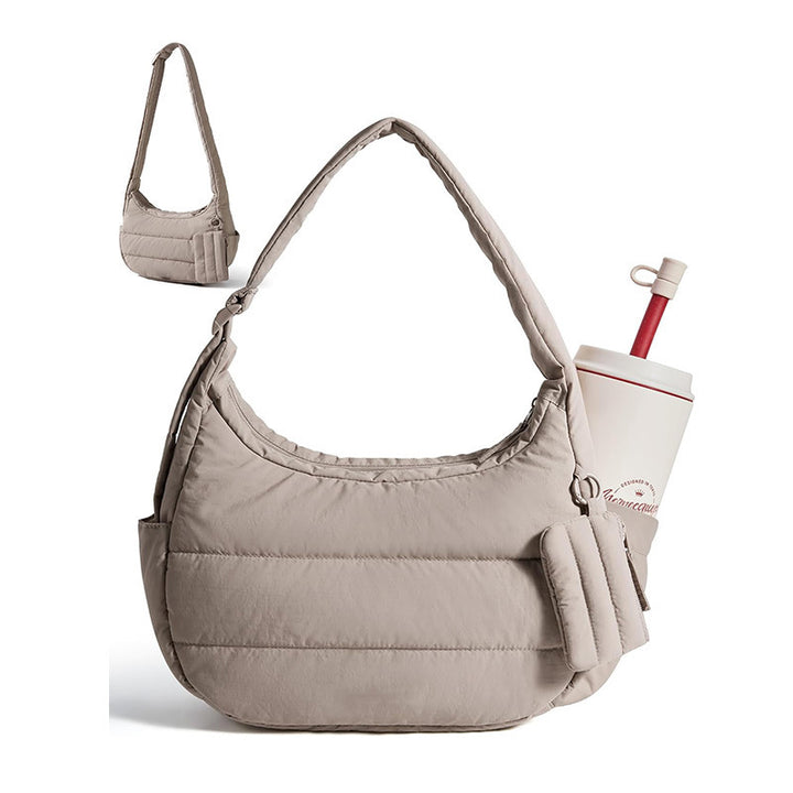 Comfortable shoulder bag with practical additional function Kalsten