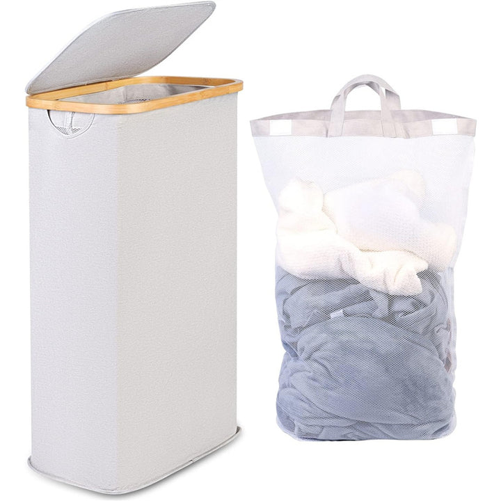 High-quality laundry basket with removable and washable inner bag Kalsten