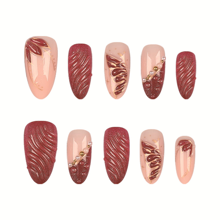 Decorative Press-On Nail Art Set  1790956157