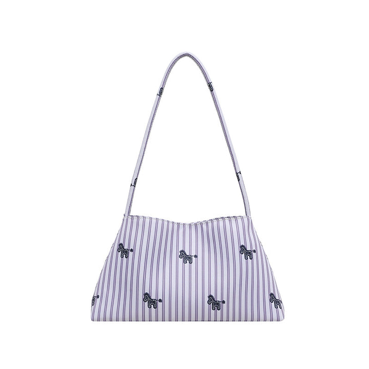 WoChic Embroidered Striped Shoulder Bag Kalsten