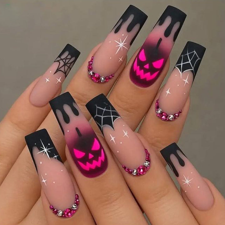 Spooky Halloween Nail Art Extensions Kalsten