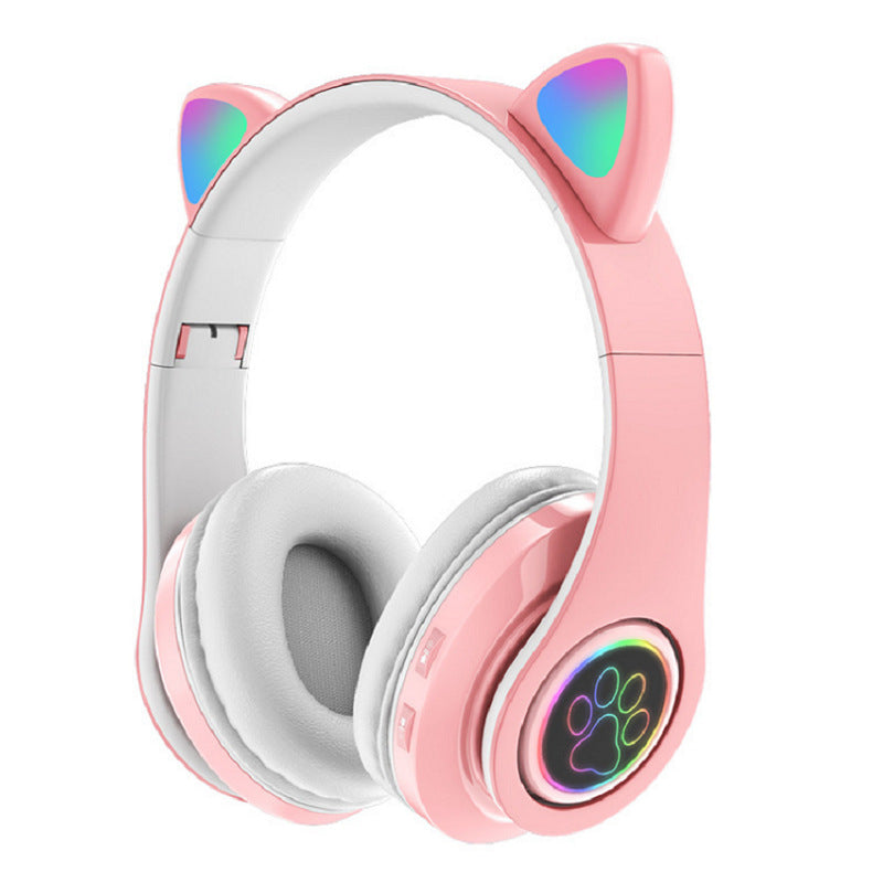 Wireless Over-Ear Headphones with Rgb Light Effects Kalsten