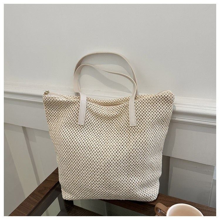 Casual Woven Tote Bag