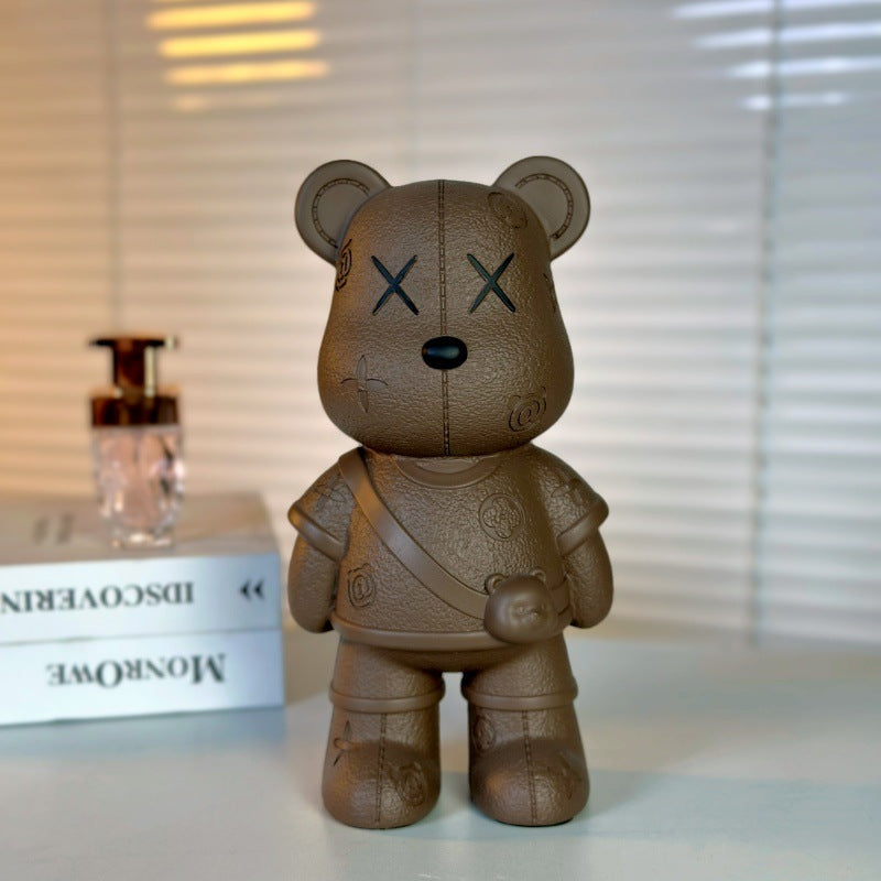 Artistic Bear Figurine for Home Decor Display