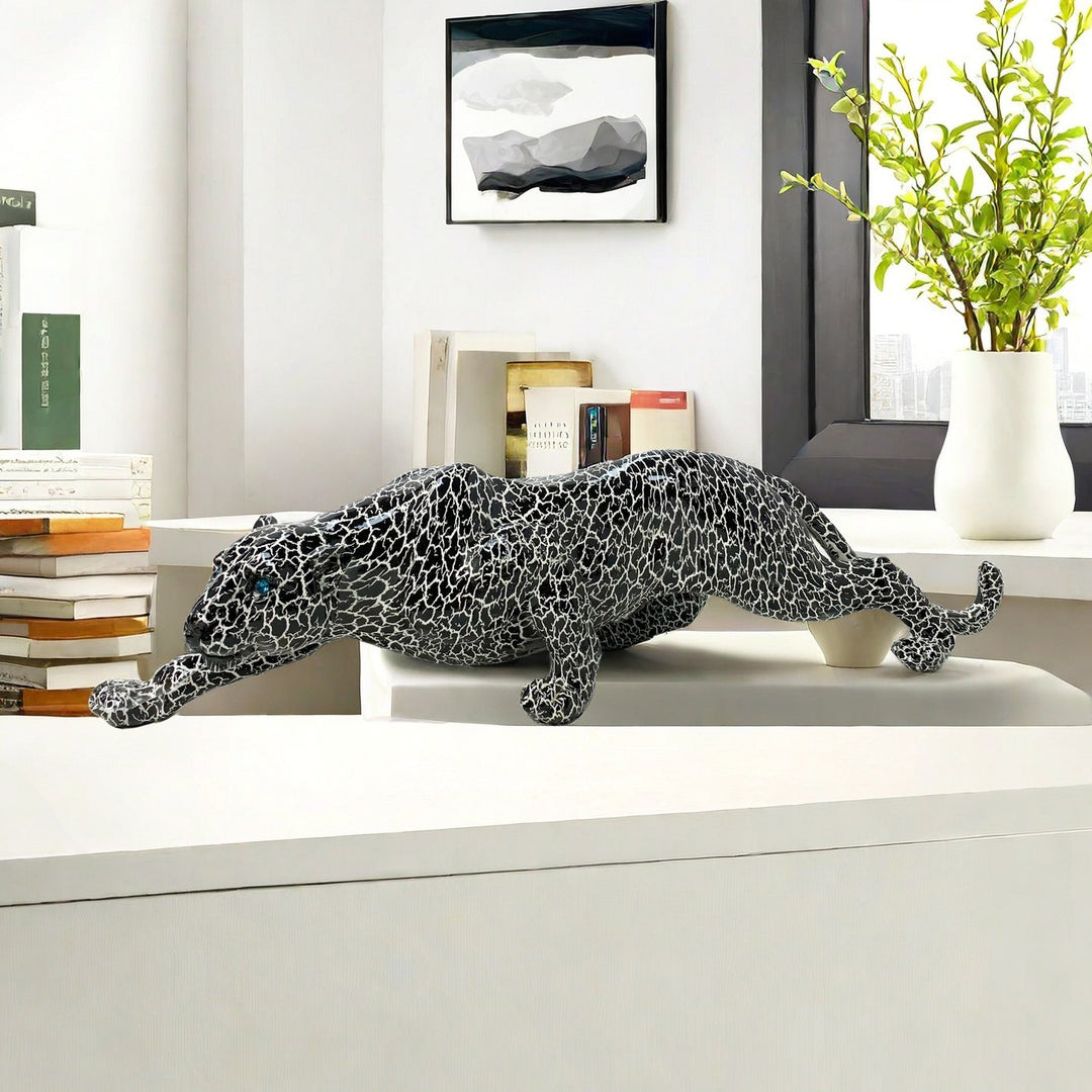 Artistic and colorful animal figure in panther shape Kalsten