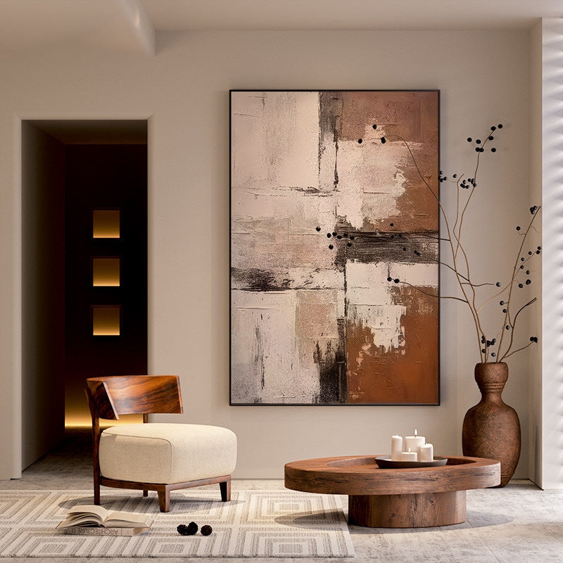 Abstract Textured Wall Artwork for Home