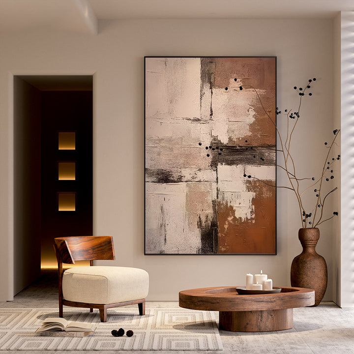Abstract Textured Wall Artwork for Home