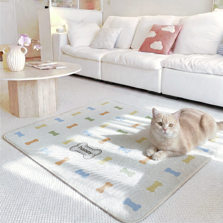 Playful Cat-Themed Area Mat Kalsten