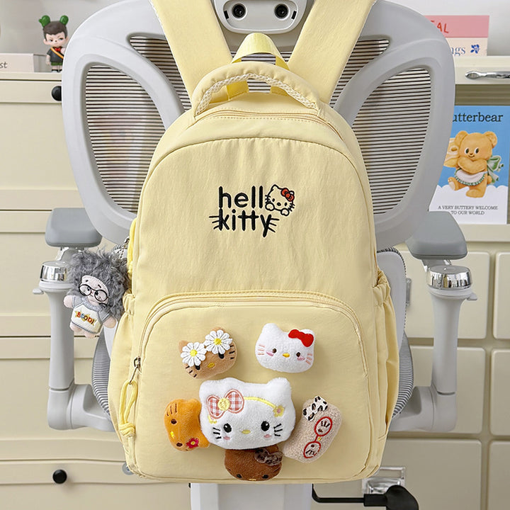 Charming Cartoon Embroidered Backpack