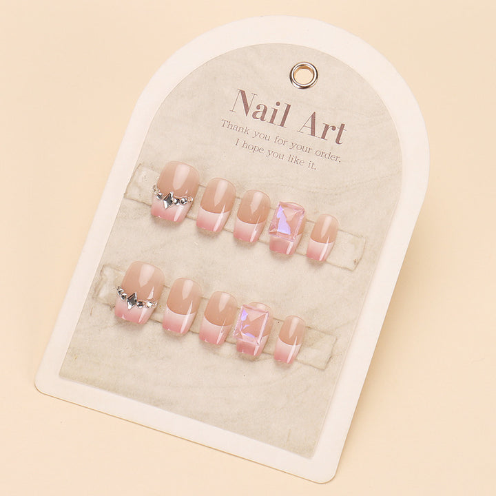 Stylish Press-On Nail Tips with Leopard Design Kalsten