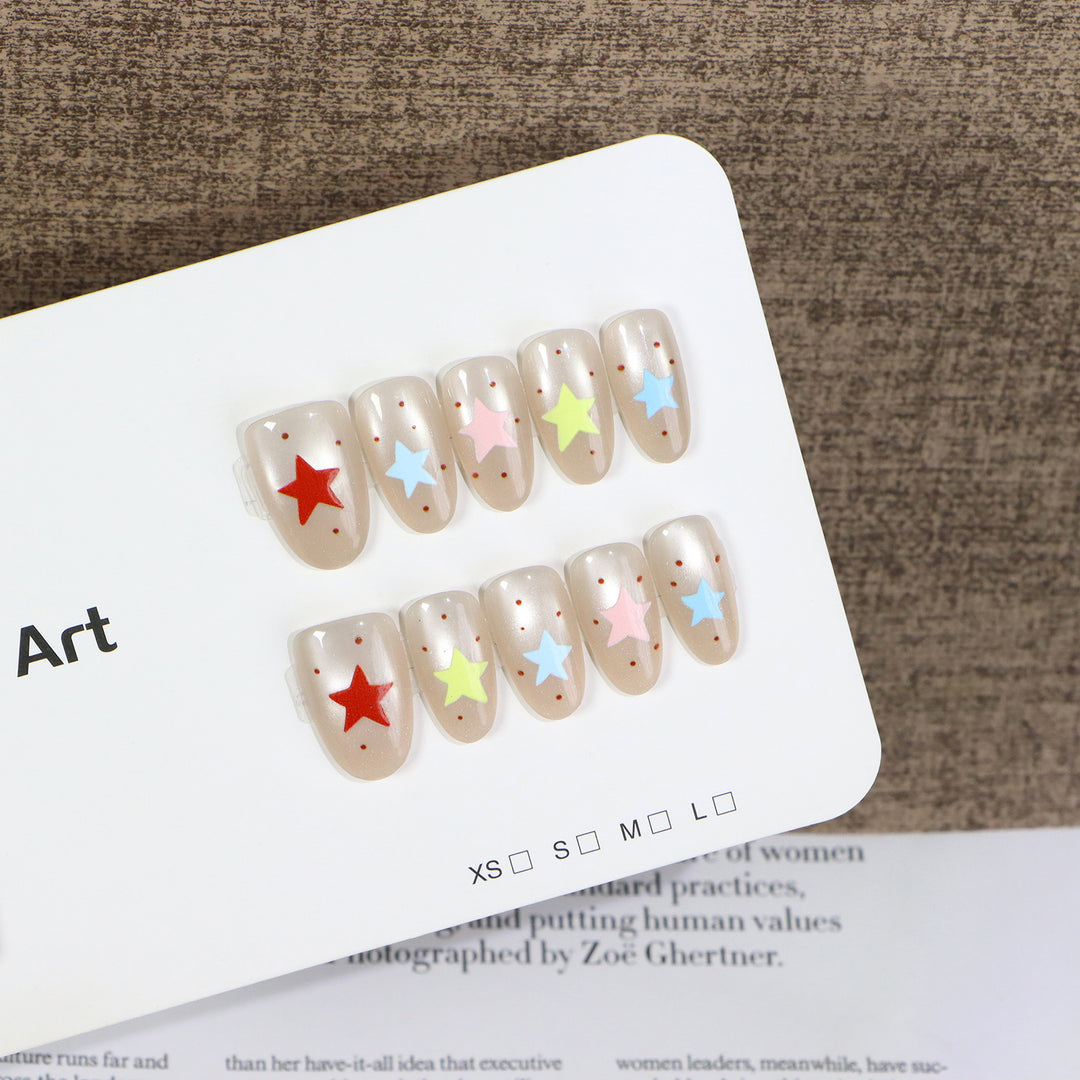 Artistic Themed Press-On Nail Set Kalsten