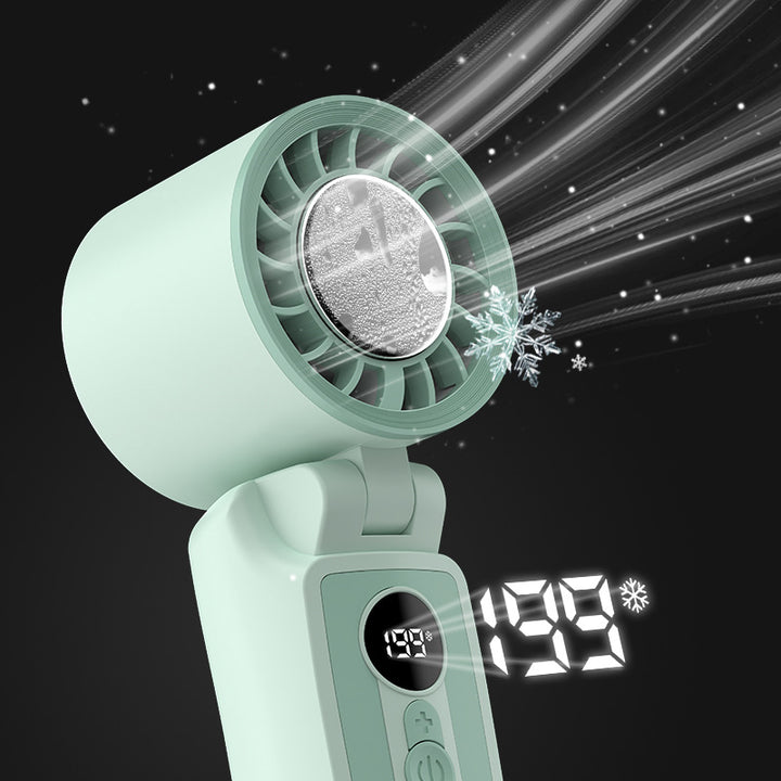 Women Portable Mini High-Performance Fan with Digital Control Kalsten
