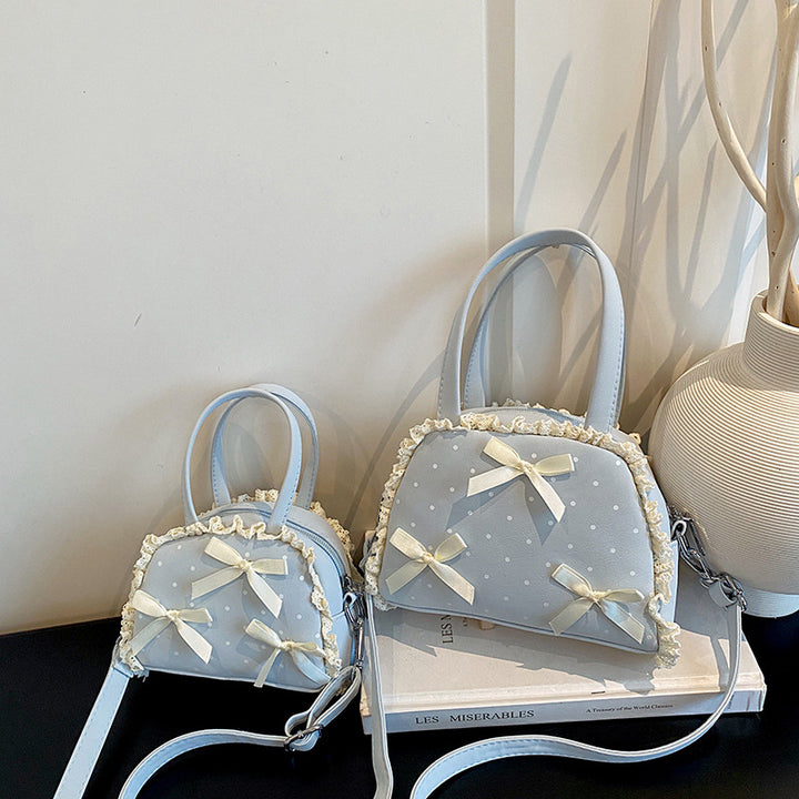 WoCharming Bow-Embellished Everyday Handbag Kalsten