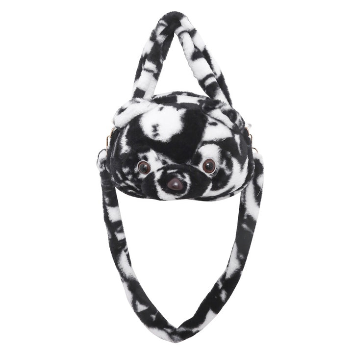 Playful Plush Animal-Themed Handbag