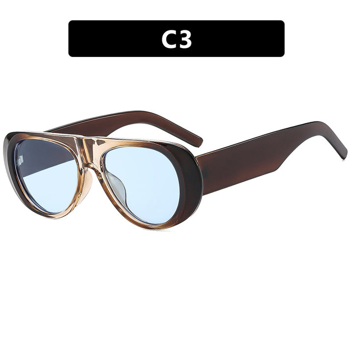 Women's fashionable sunglasses with futuristic design and polarized lenses Kalsten