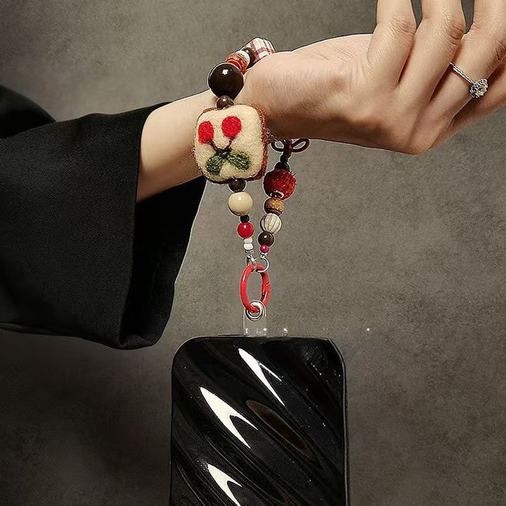 Playful Themed Beaded Keychain Kalsten