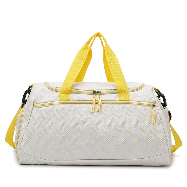 Stylish Textured Travel Duffel Bag Kalsten