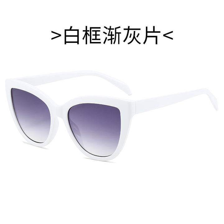 Women's Cat-Eye Sunglasses with Transparent Frame and UV Protection Kalsten