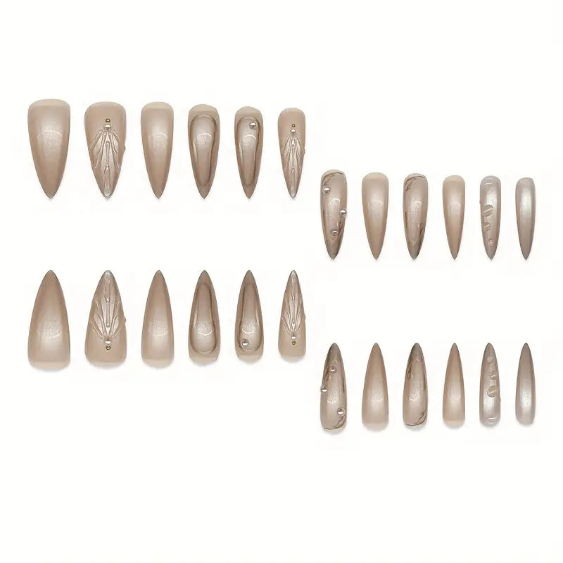 Premium Sculpted Press-On Nail Art Kalsten
