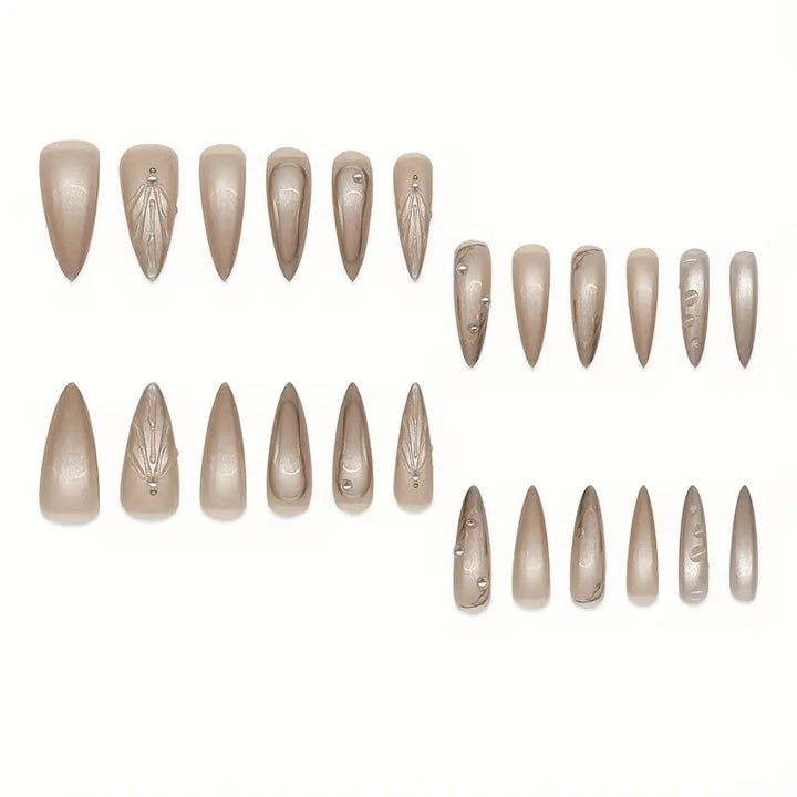 Premium Sculpted Press-On Nail Art Kalsten