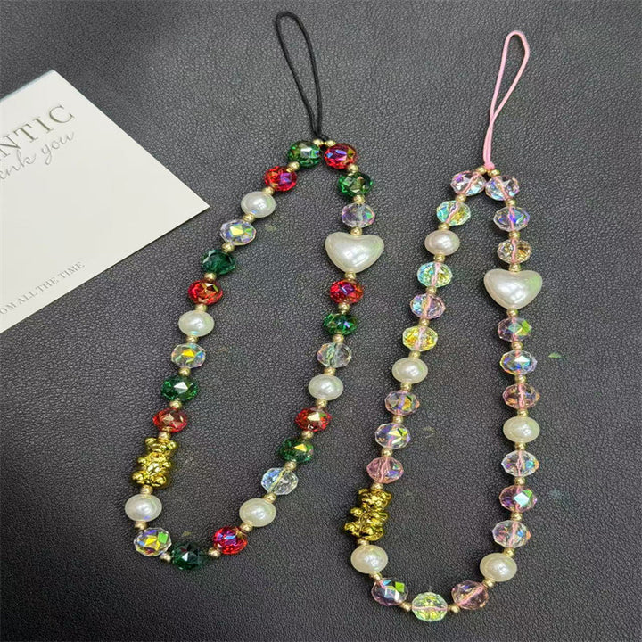 Colorful Beaded Charm Necklace Kalsten