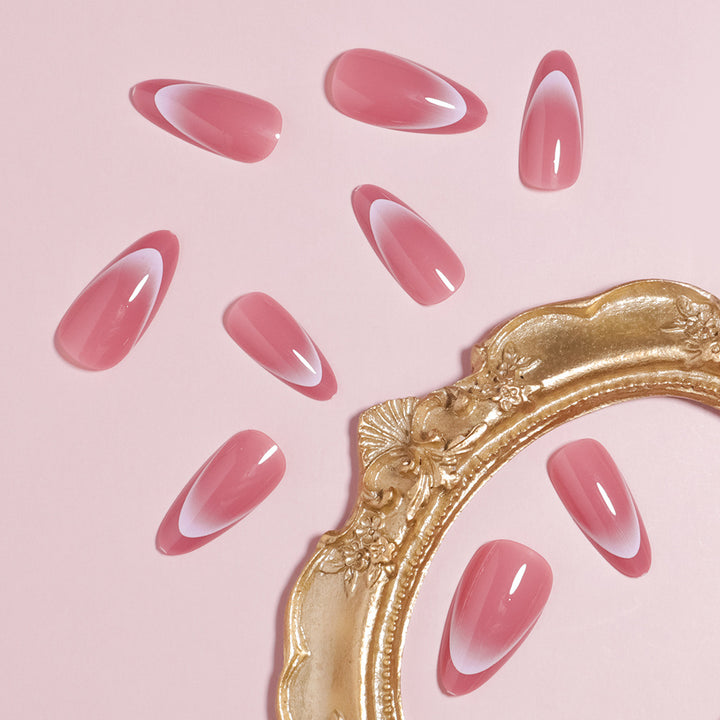 Elegant Almond-Shaped Press-On Nail Set Kalsten