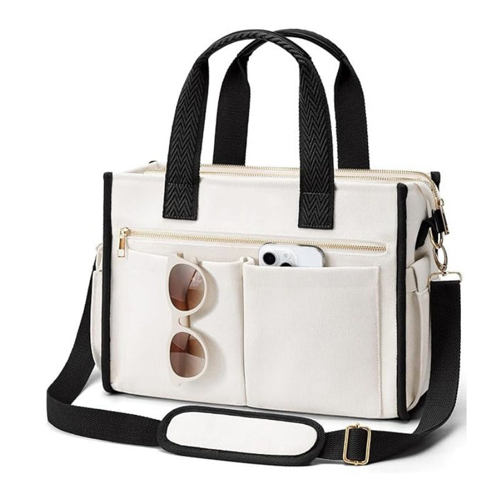 Elegant Handbag with Multiple Compartment System Kalsten