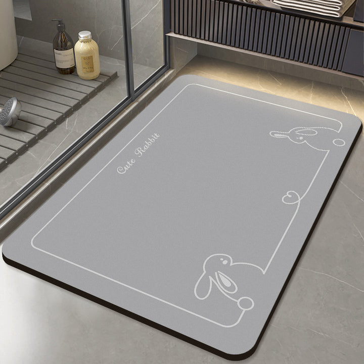 Contemporary Decorative Bath Mat Kalsten