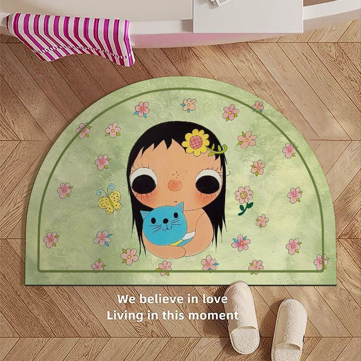 Cartoon-Themed Area Bath Mat Kalsten