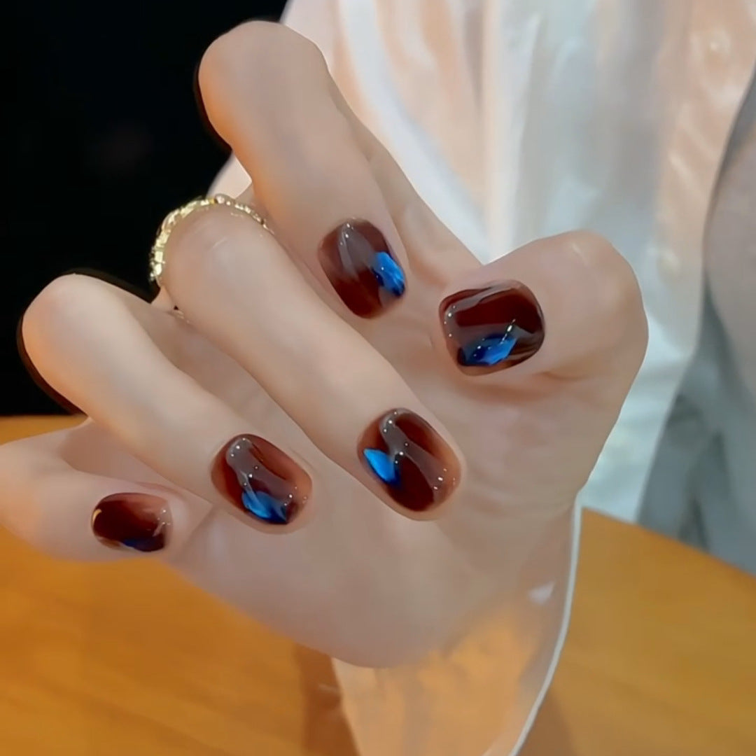 Artificial Nails in Modern Gradient Colors Kalsten