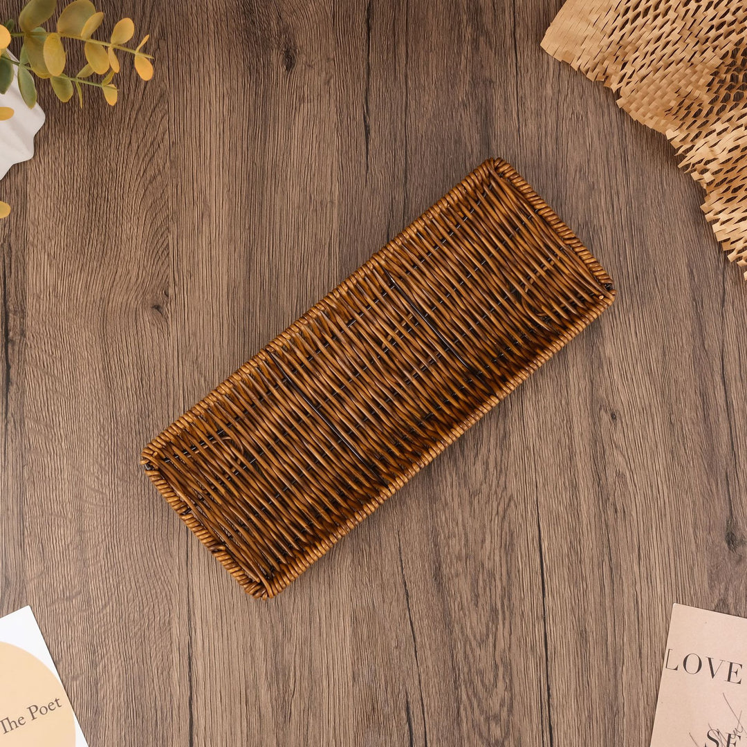 Rectangular Woven Storage Basket Kalsten