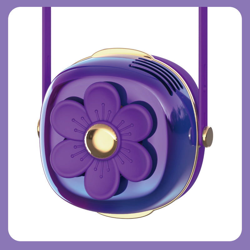 Unisex Portable Mini Fan in Creative Flower Design Kalsten