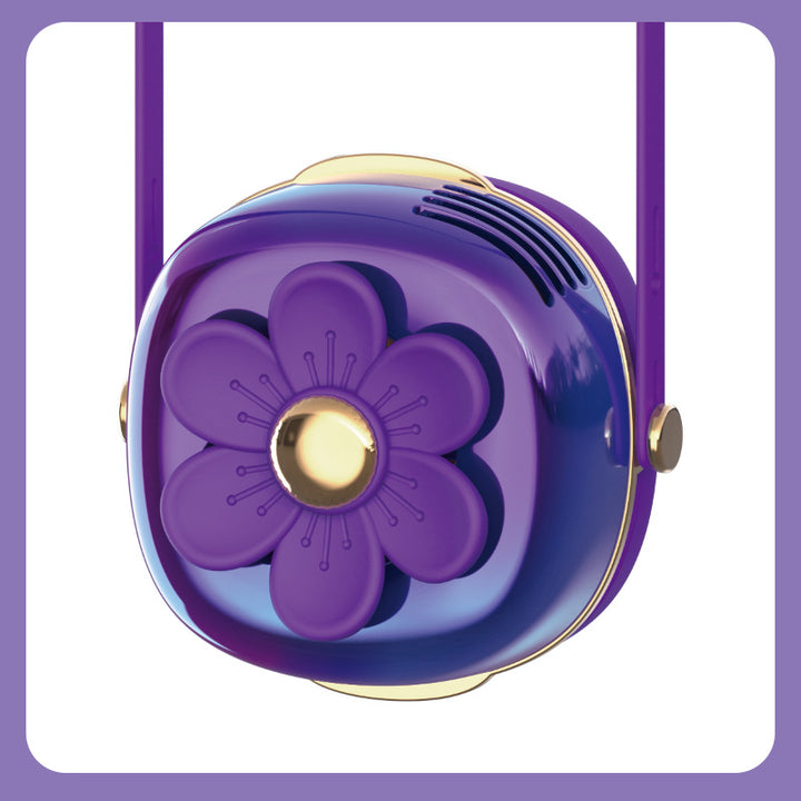 Unisex Portable Mini Fan in Creative Flower Design Kalsten