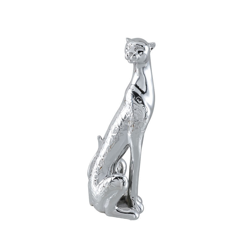 Elegant Decorative Cat Sculpture