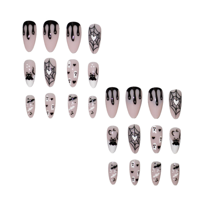 Halloween-Themed Press-On Nail Art Kalsten