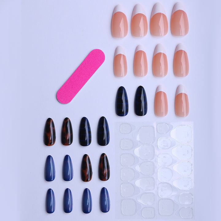 Artificial Nails in Eccentric Design with Creative Accents Kalsten