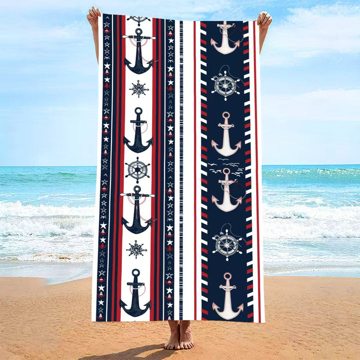 Women's beach towel with creative golf theme Kalsten
