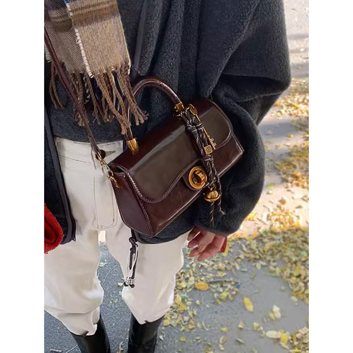 Elegant Structured Satchel Kalsten