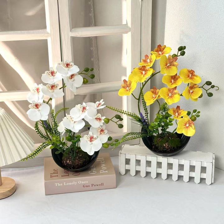 Lifelike Orchid Arrangement
