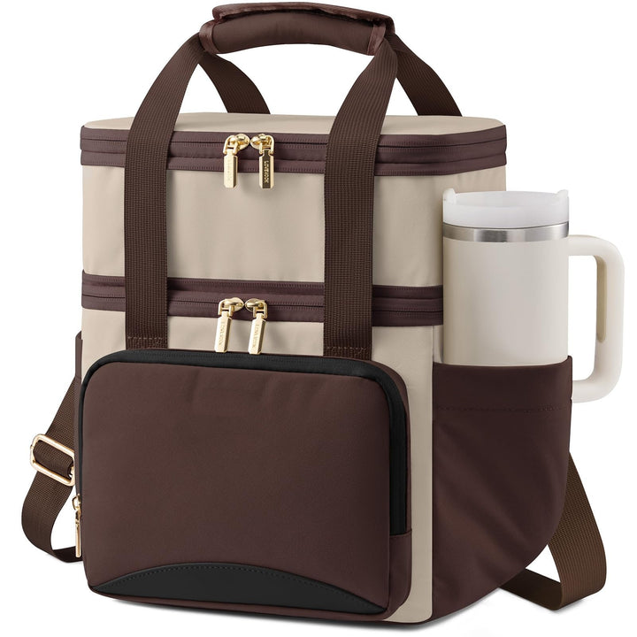 Insulated picnic bag with multiple compartments and elegant details Kalsten