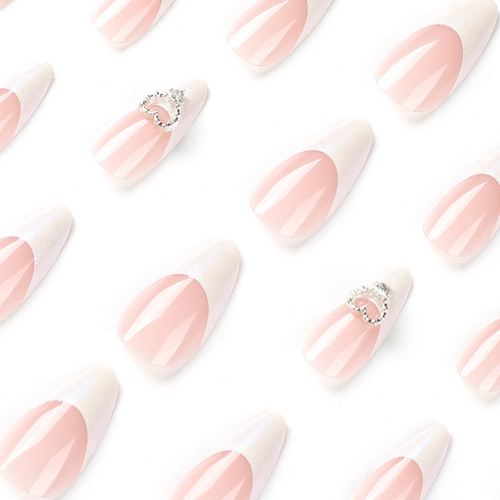 Artistic nail decoration with hearts Kalsten