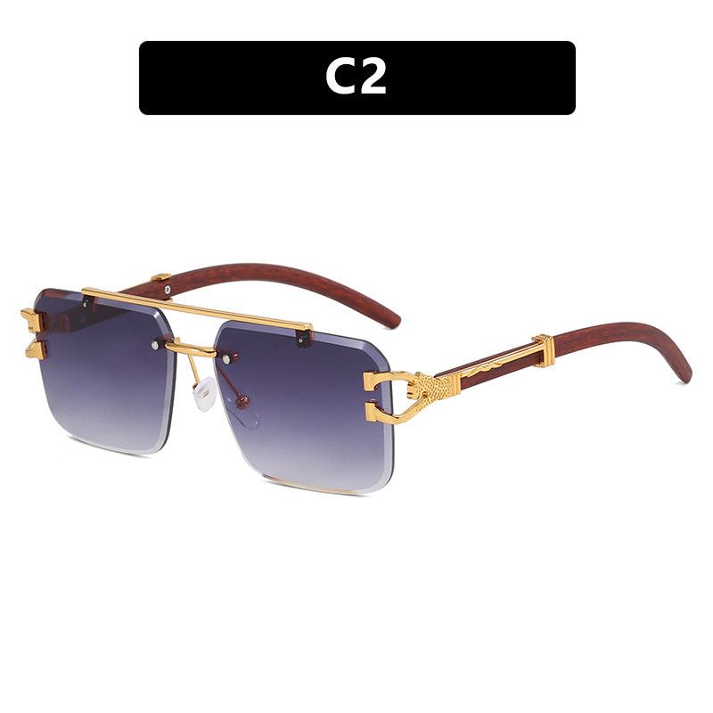 Women's fashionable glasses with innovative frame and luxurious wood detail Kalsten