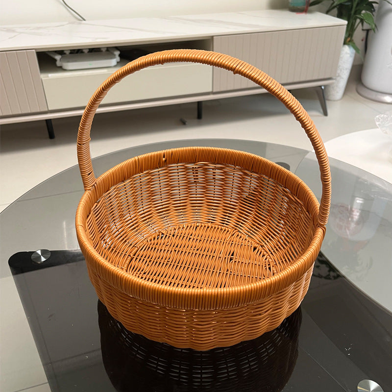 Handwoven Natural Decorative Basket Kalsten