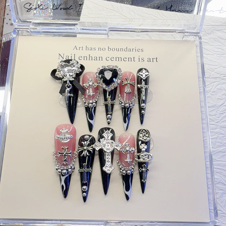 Gothic Inspired Decorative Nail Art Set