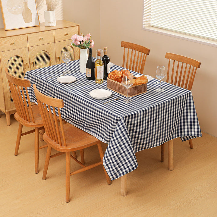 Gingham Check Tablecloth