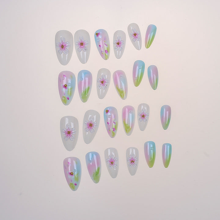Floral-Accent Press-On Nail Collection Kalsten