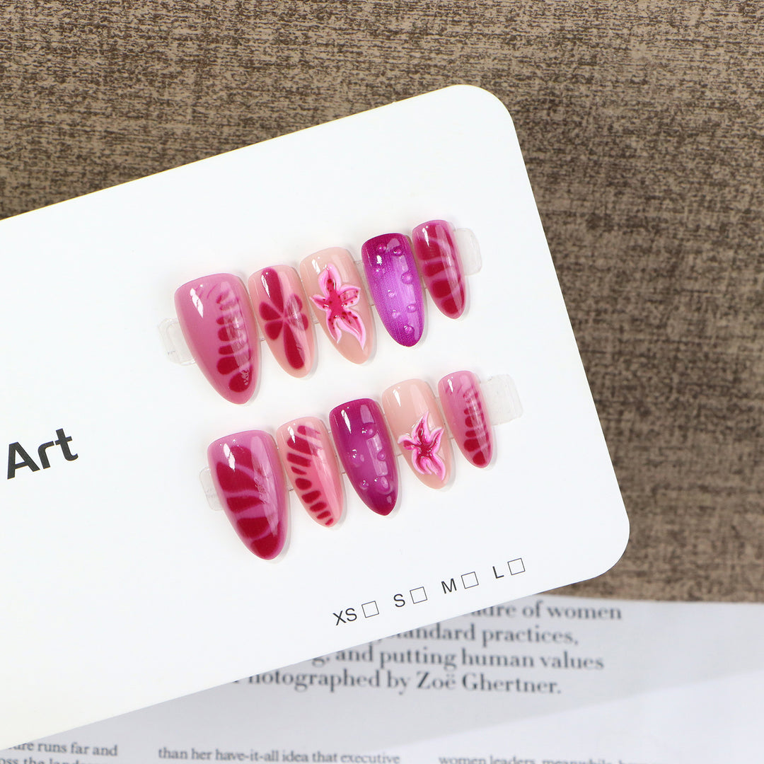 Artistic Press-On Nail Art Set Kalsten