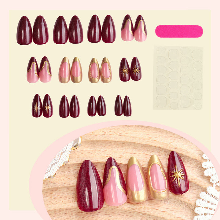 Artificial Nail Design Set with Luxurious Glamour Kalsten